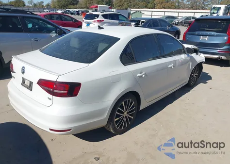 2016 Volkswagen Jetta 1.8T Sport from USA, damaged, VIN 3VWD17AJ4GM212709